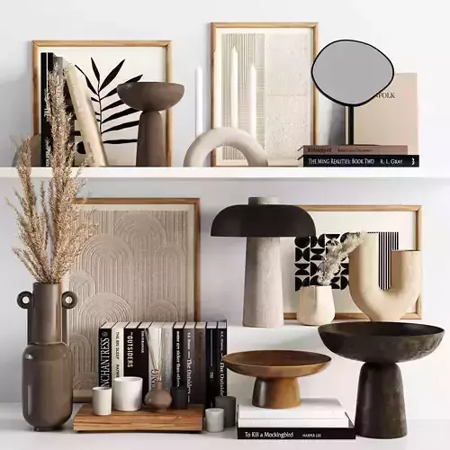 Decorative set shelf