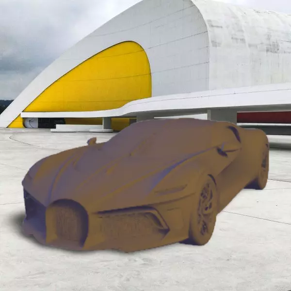 Bugatti La Voiture Noire 3D print model