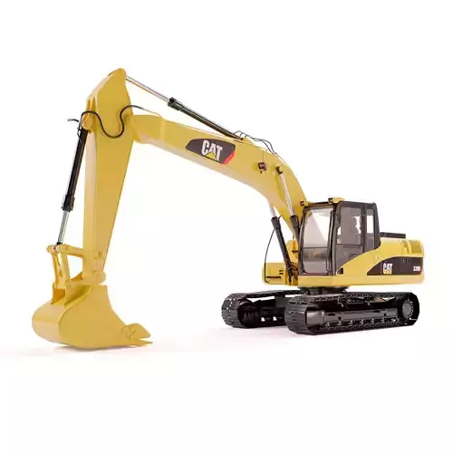 Excavator Caterpillar 320D 3D model