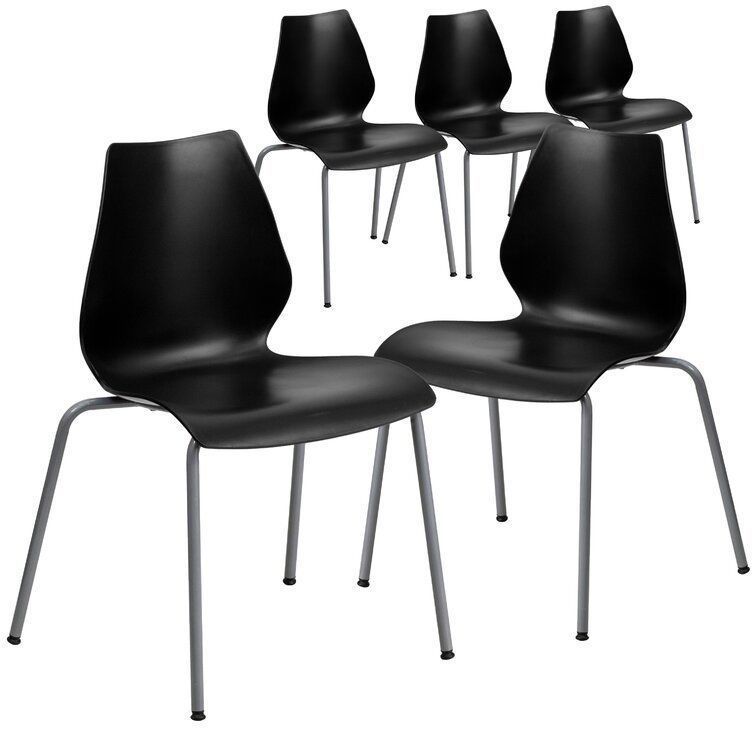 Oliverson Armless Stackable Chair 3D model_3