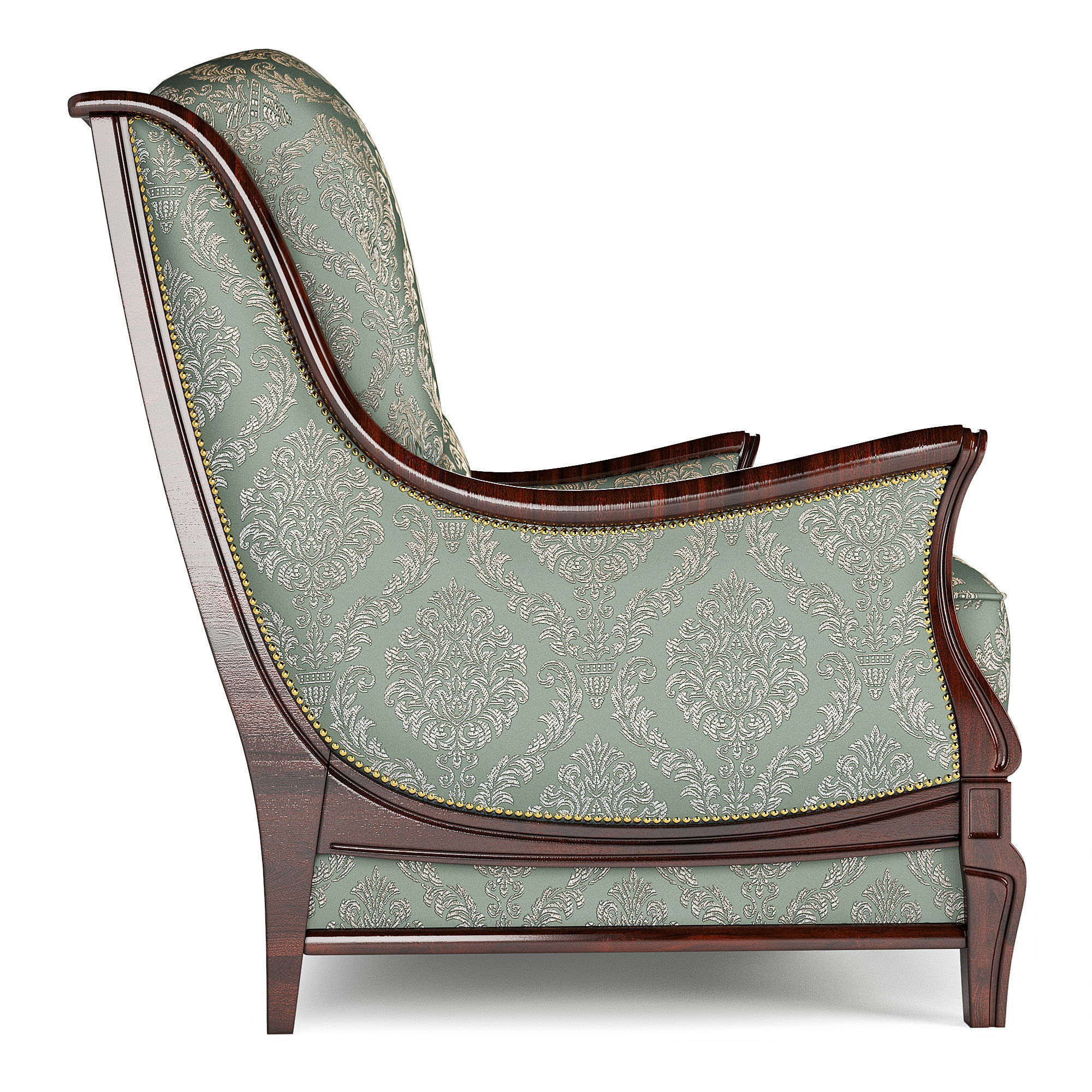 Classic sofa 3D model_4