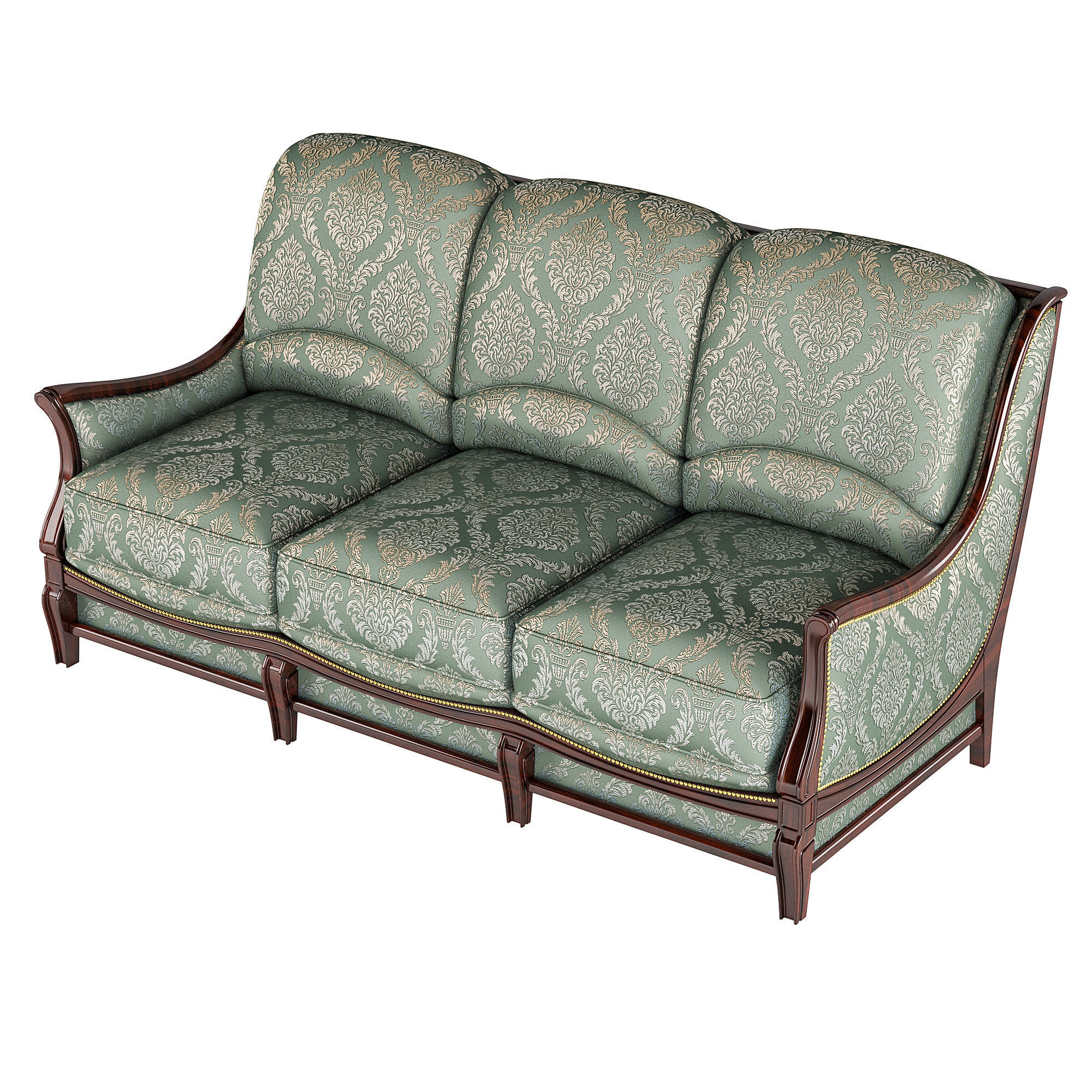 Classic sofa 3D model_0