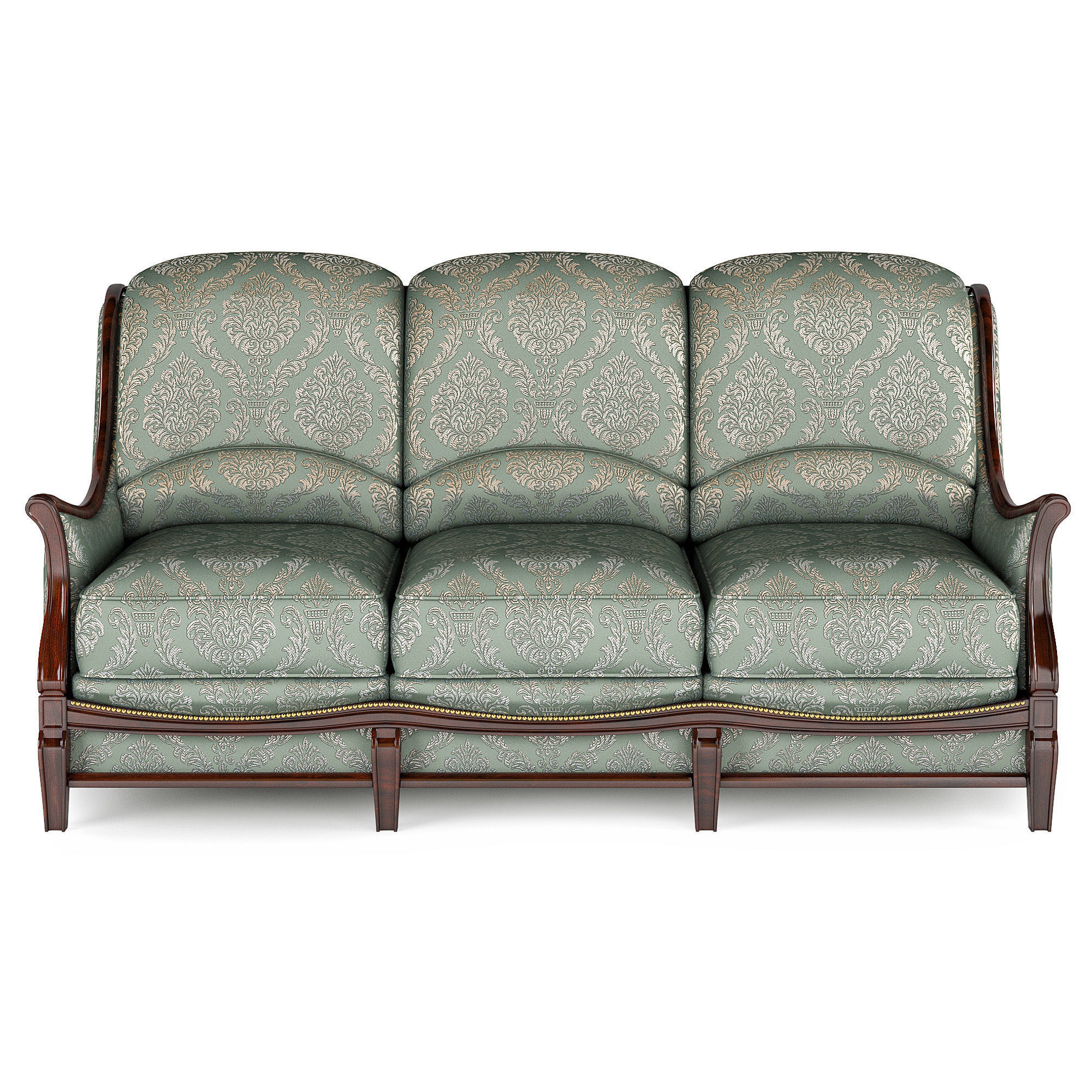 Classic sofa 3D model_1