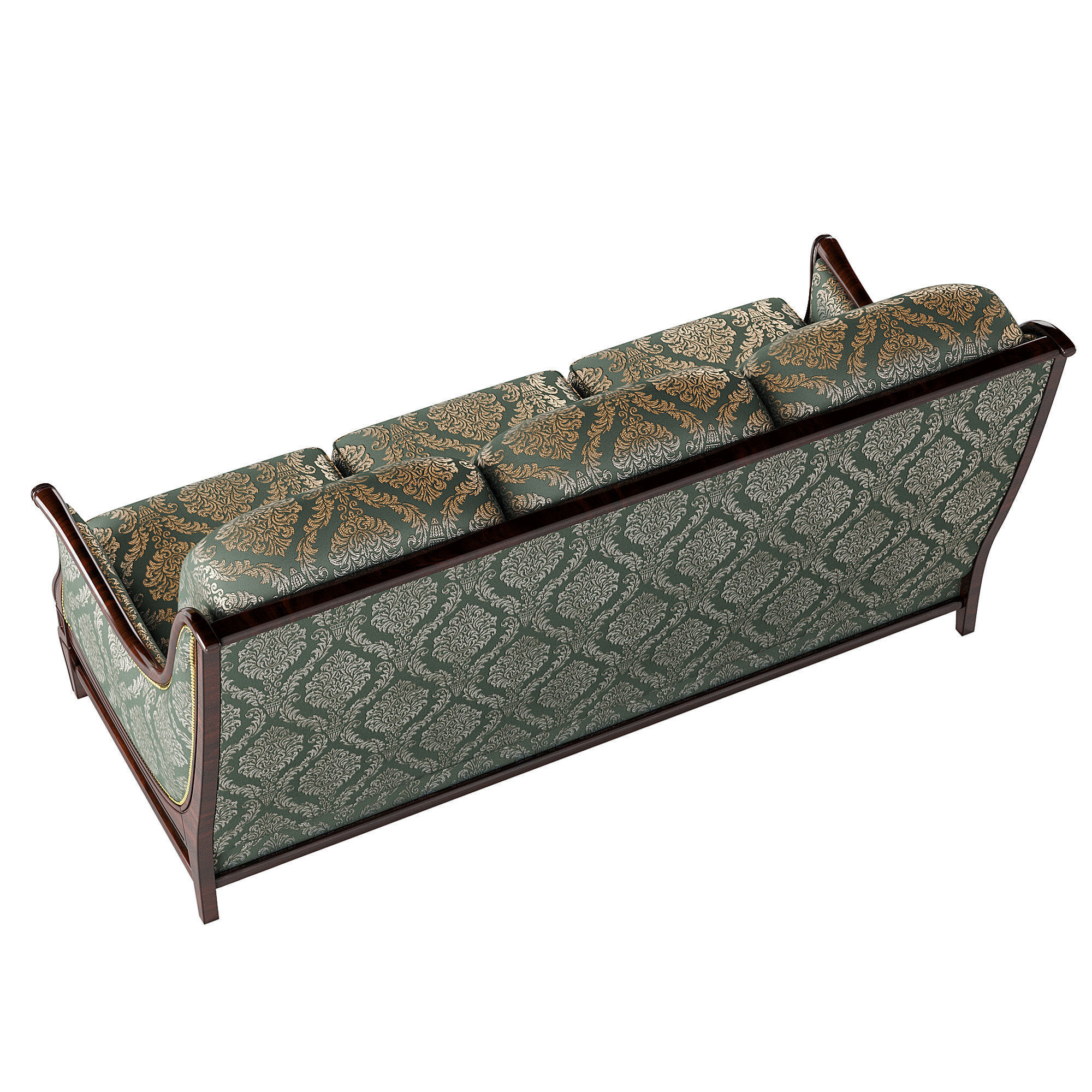 Classic sofa 3D model_3