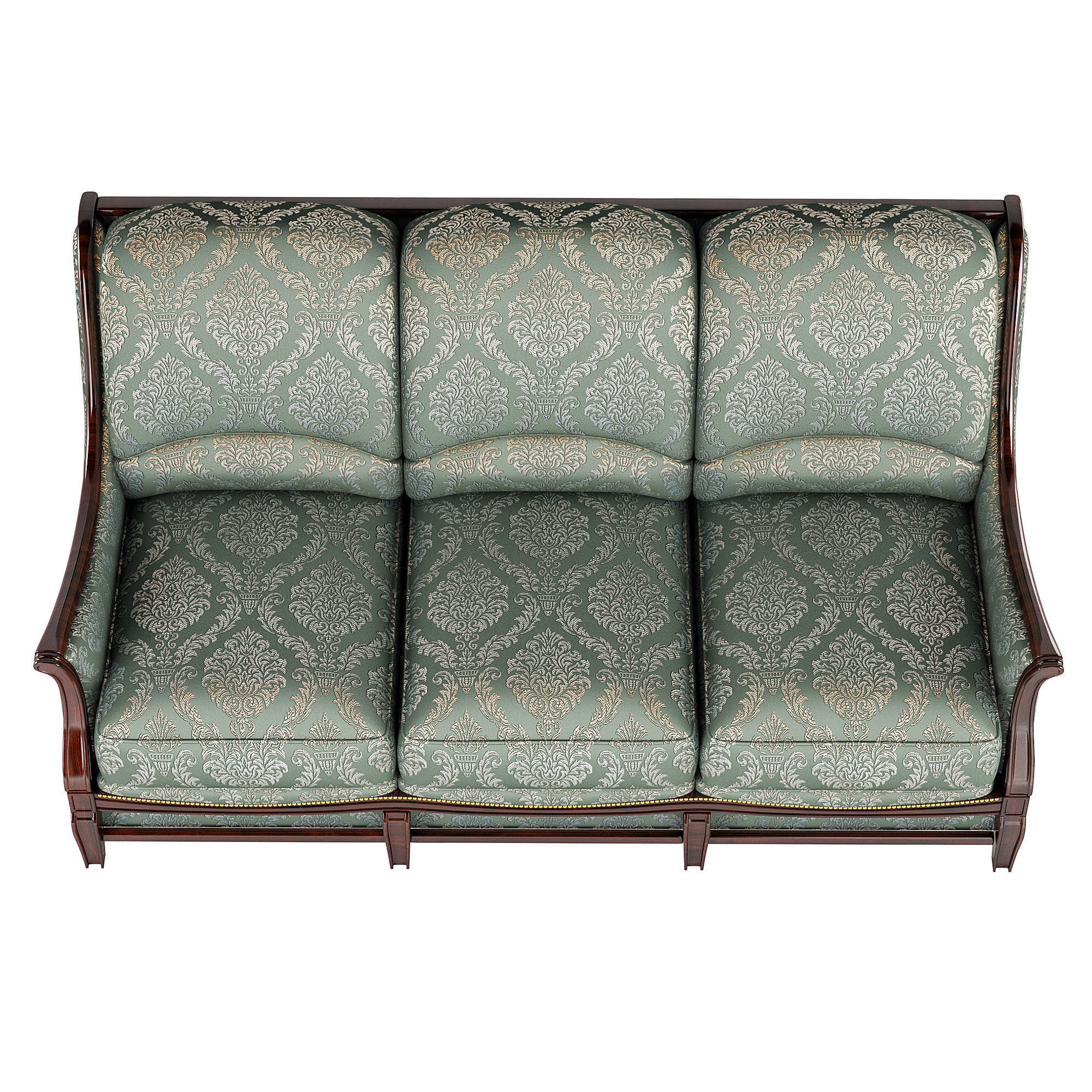 Classic sofa 3D model_2