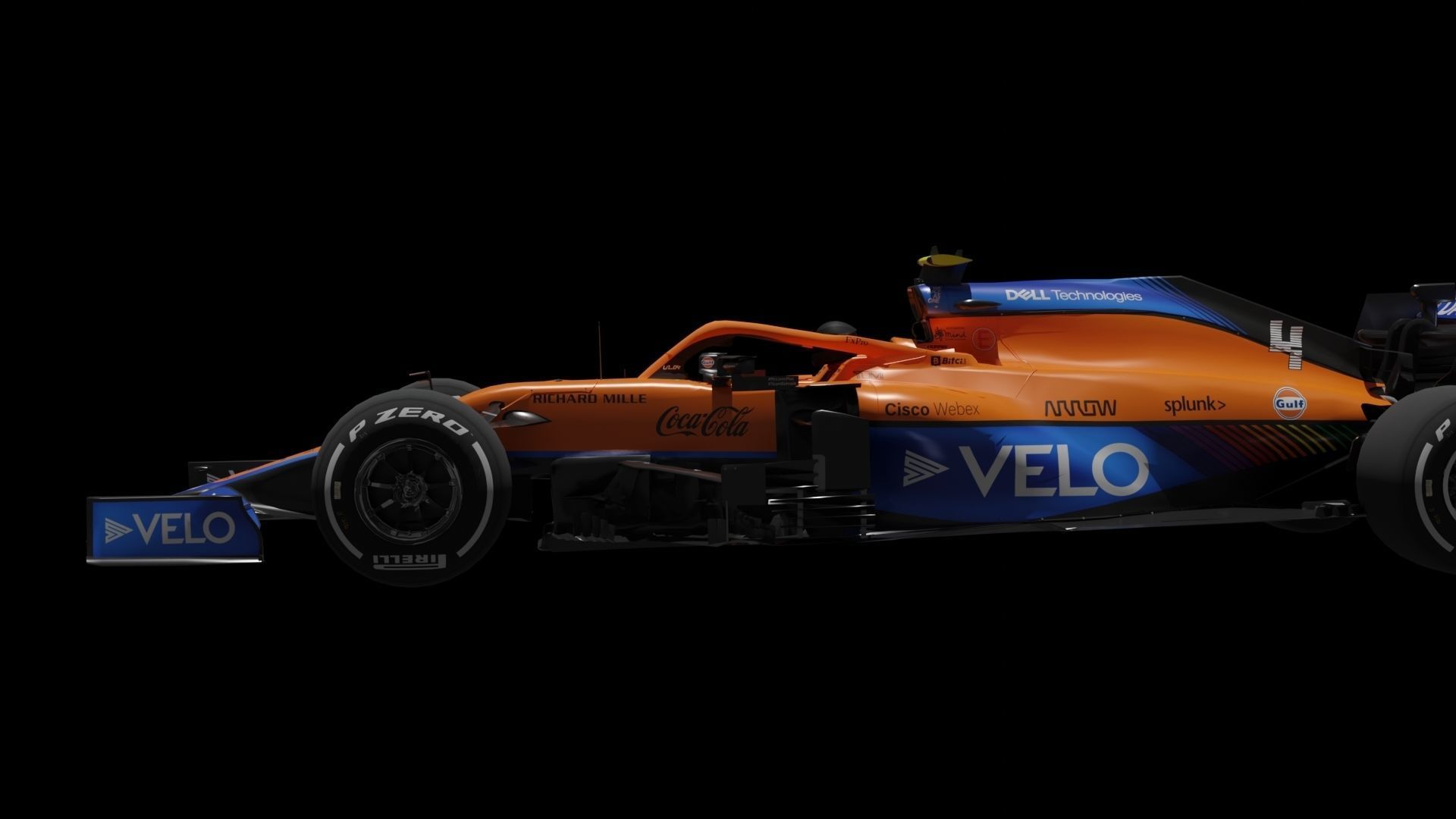 f1-2021-mclaren-mcl mclaren car 3D model_1