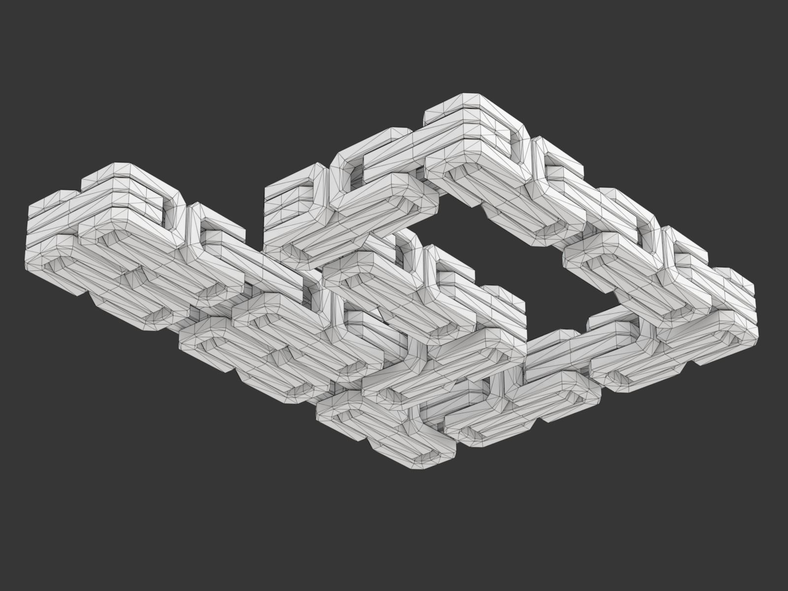 Printable King Chain 3D print model_18