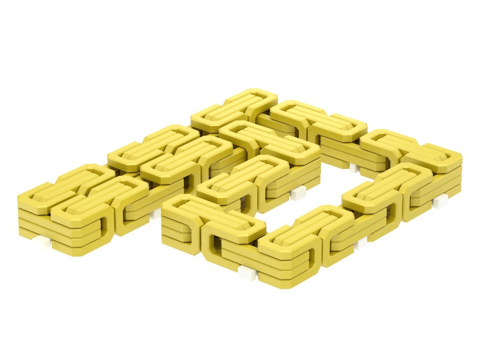 Printable King Chain 3D print model_3