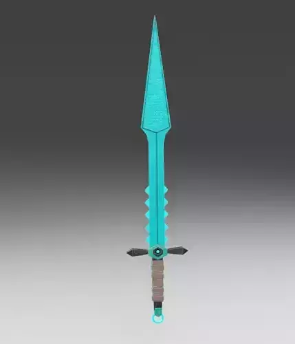 Ice-sword turquoise sword