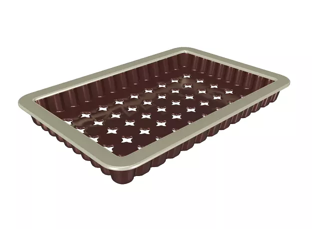 Elegant Candy Tray Low-poly 3D model_0