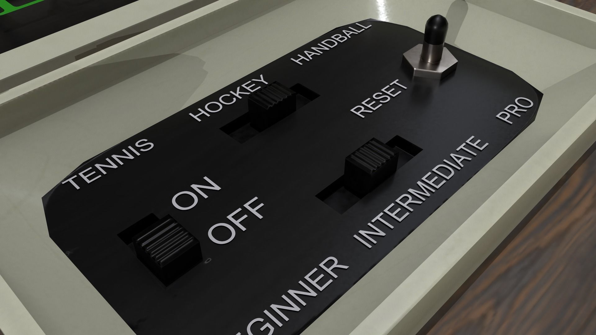 Coleco Telstar Low-poly 3D model_3