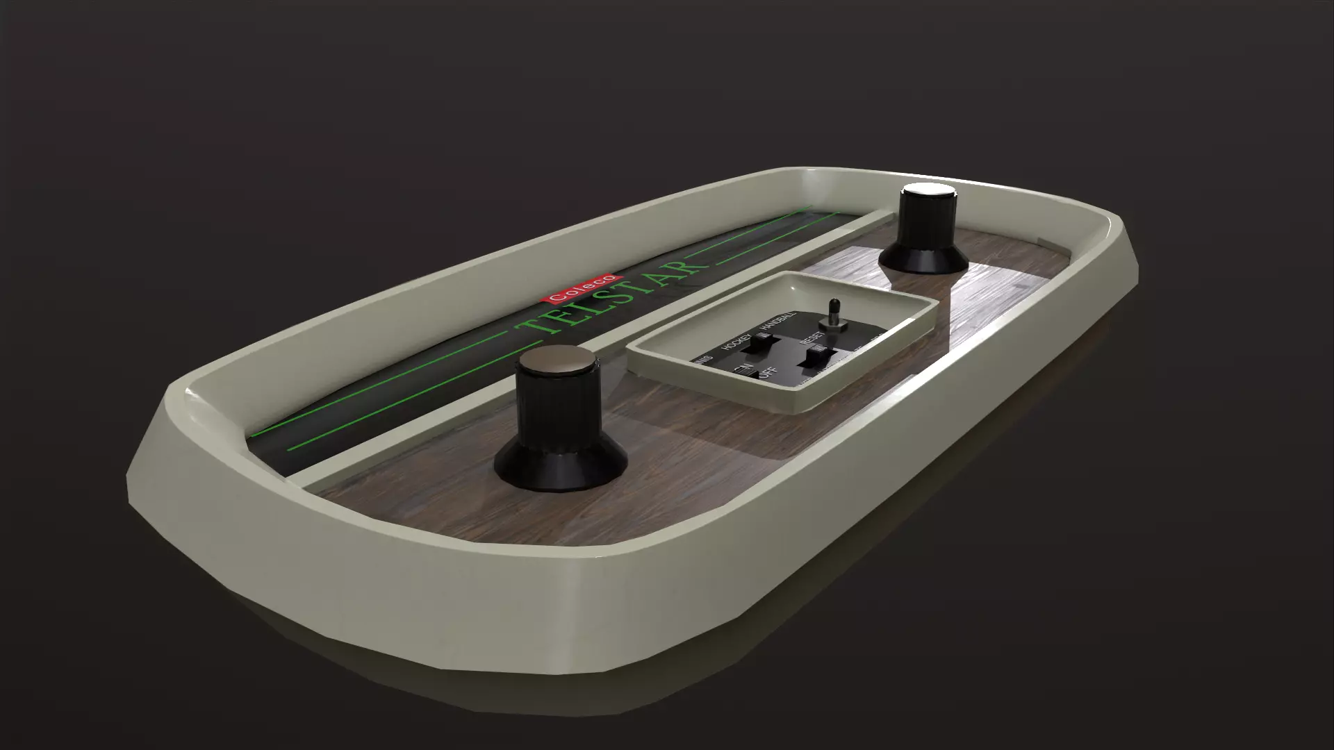 Coleco Telstar Low-poly 3D model_0