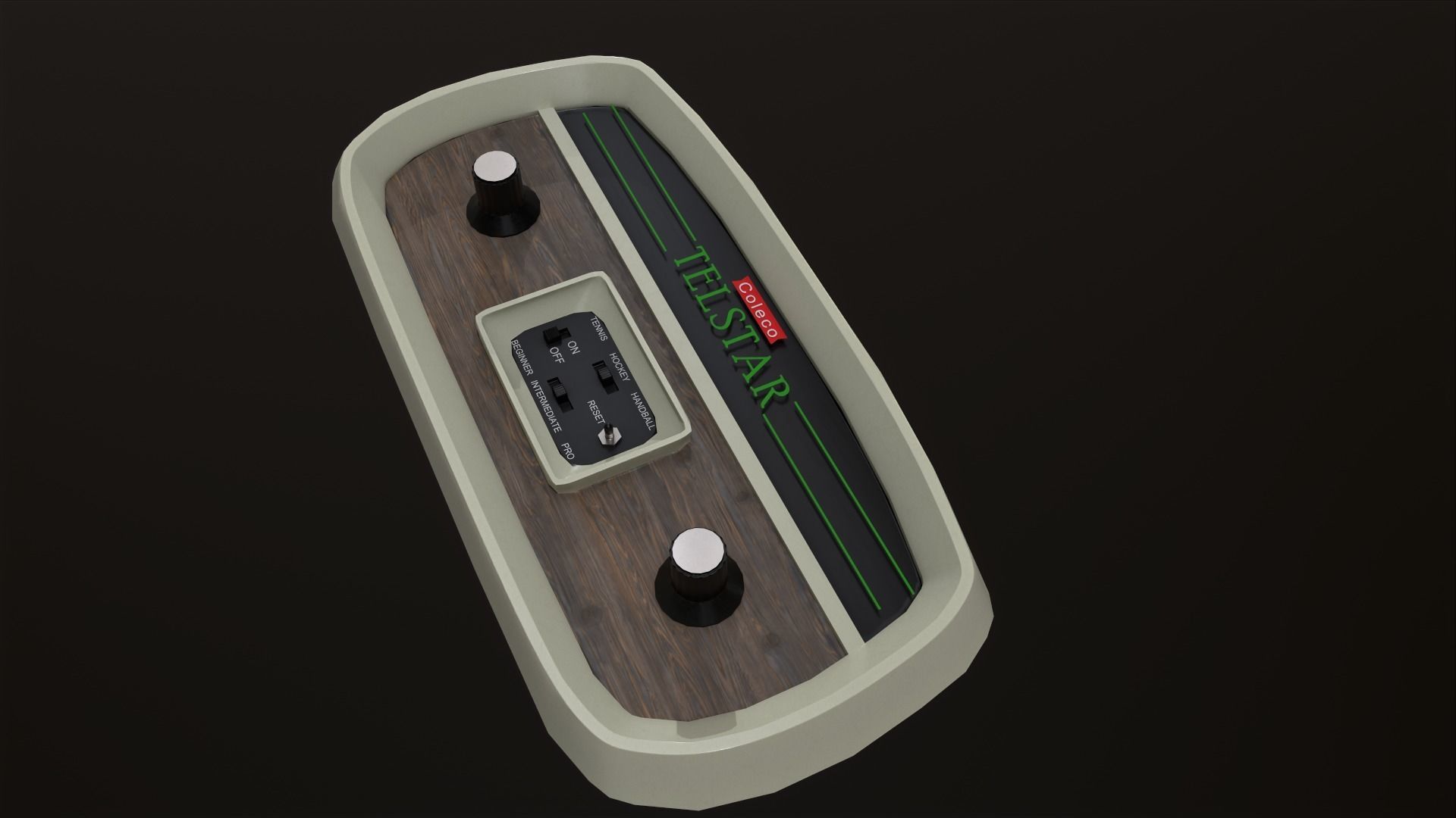 Coleco Telstar Low-poly 3D model_2