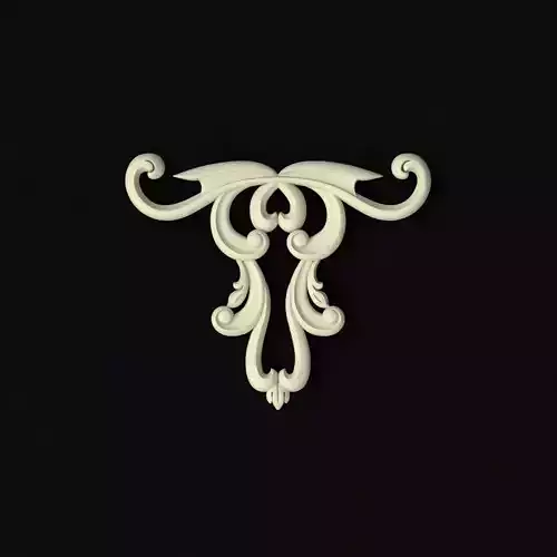 dekor ornate letter t