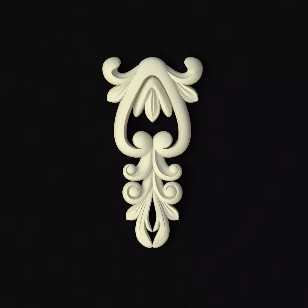 dekor ornate ornament 3D model_0