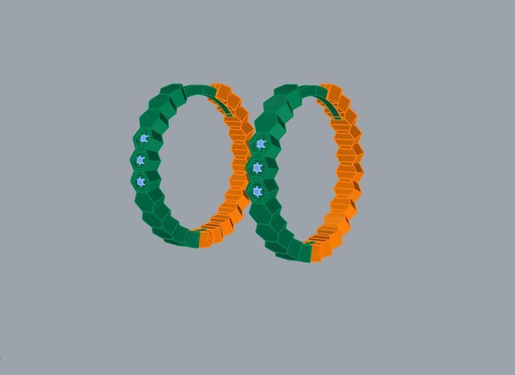  Fashion  Earrings  Chaumet  Bee My Love 3D print model_4