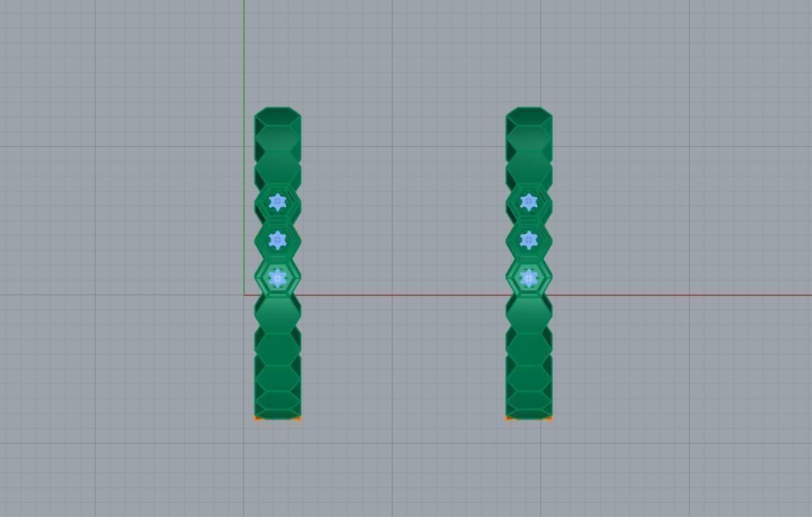  Fashion  Earrings  Chaumet  Bee My Love 3D print model_8