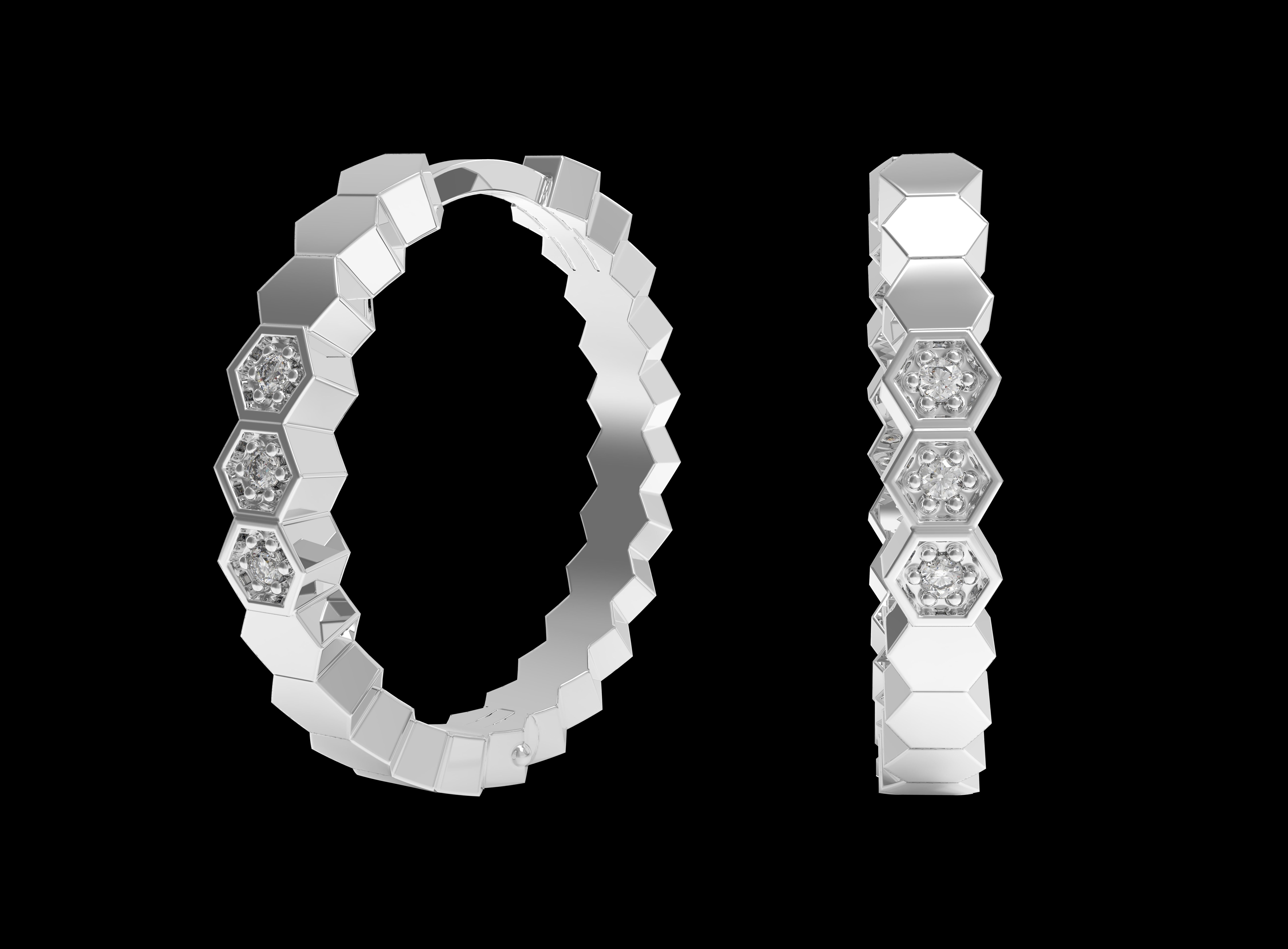  Fashion  Earrings  Chaumet  Bee My Love 3D print model_1