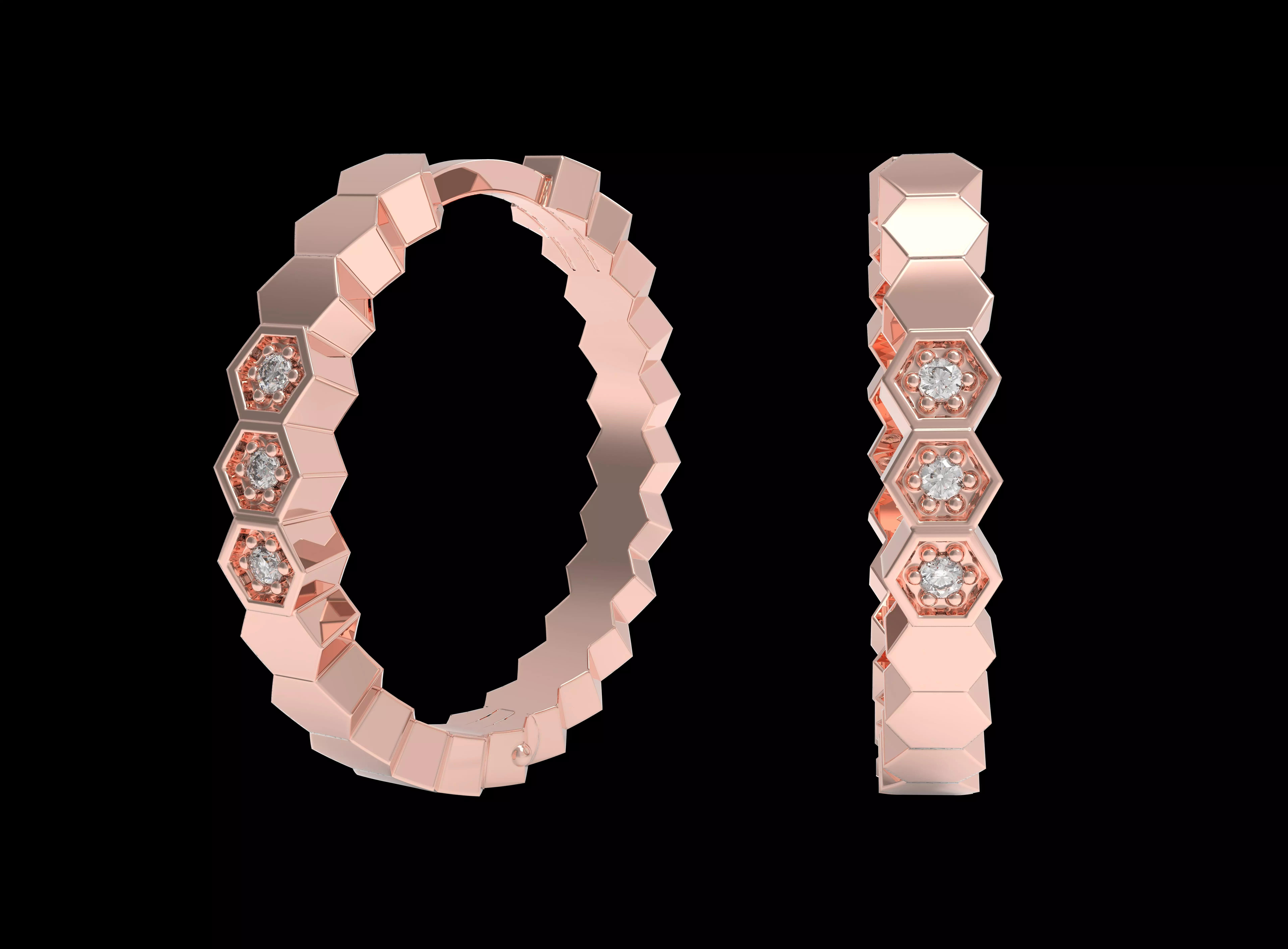  Fashion  Earrings  Chaumet  Bee My Love 3D print model_0