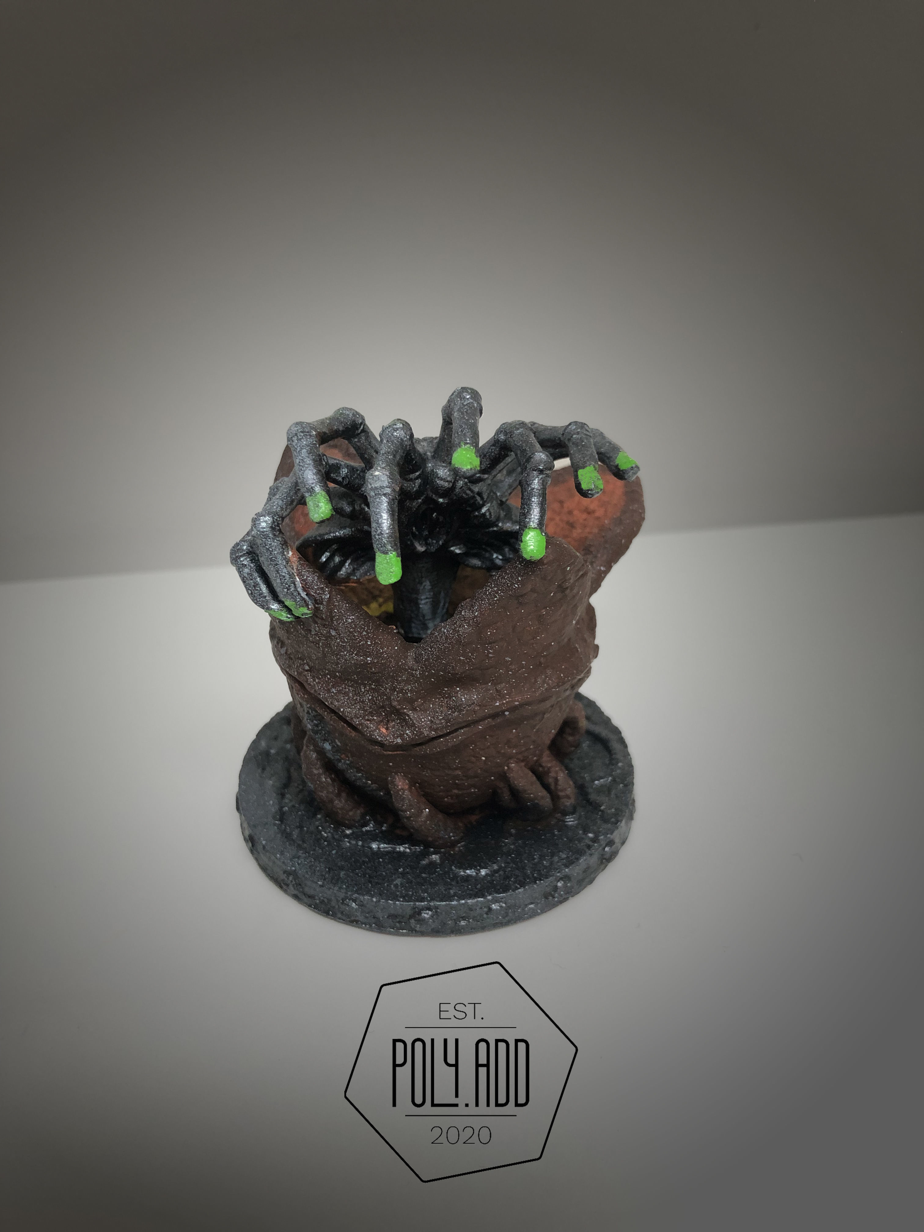 Alien Facehugger in Egg 3D model 3D printable CGTrader