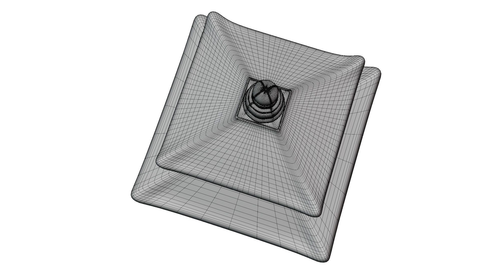 Japanese Toro Lantern 3D model_10