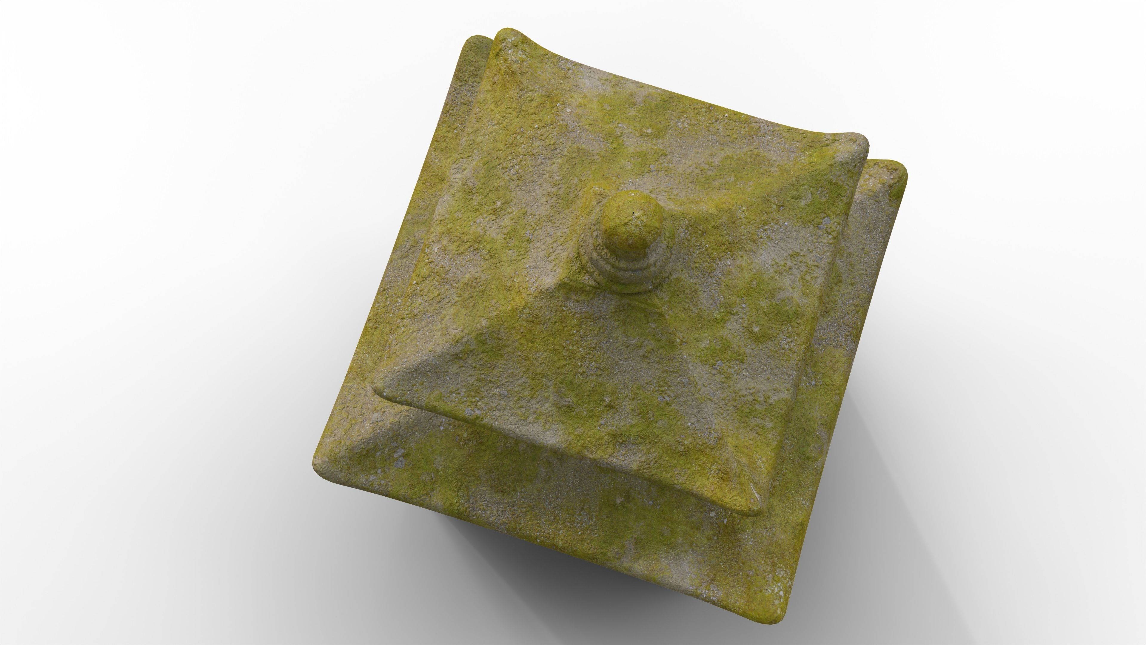 Japanese Toro Lantern 3D model_3