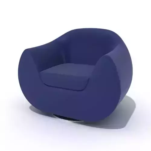 Modern Blue Armchair