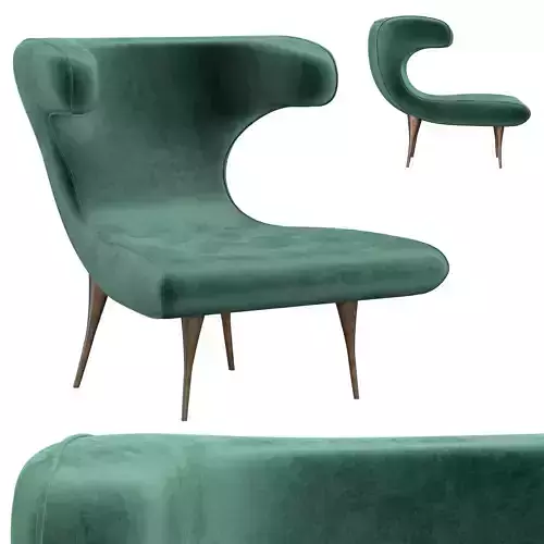 Karpen Horn Chair 3D model