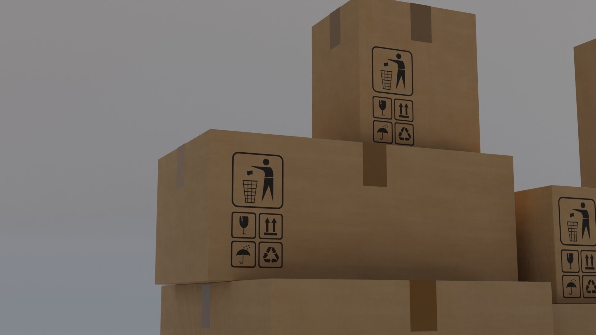 Card Boards Low Poly 3D model Free low-poly 3D model_2