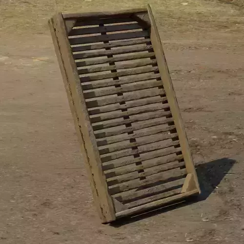 Medival square-shaped hop crate