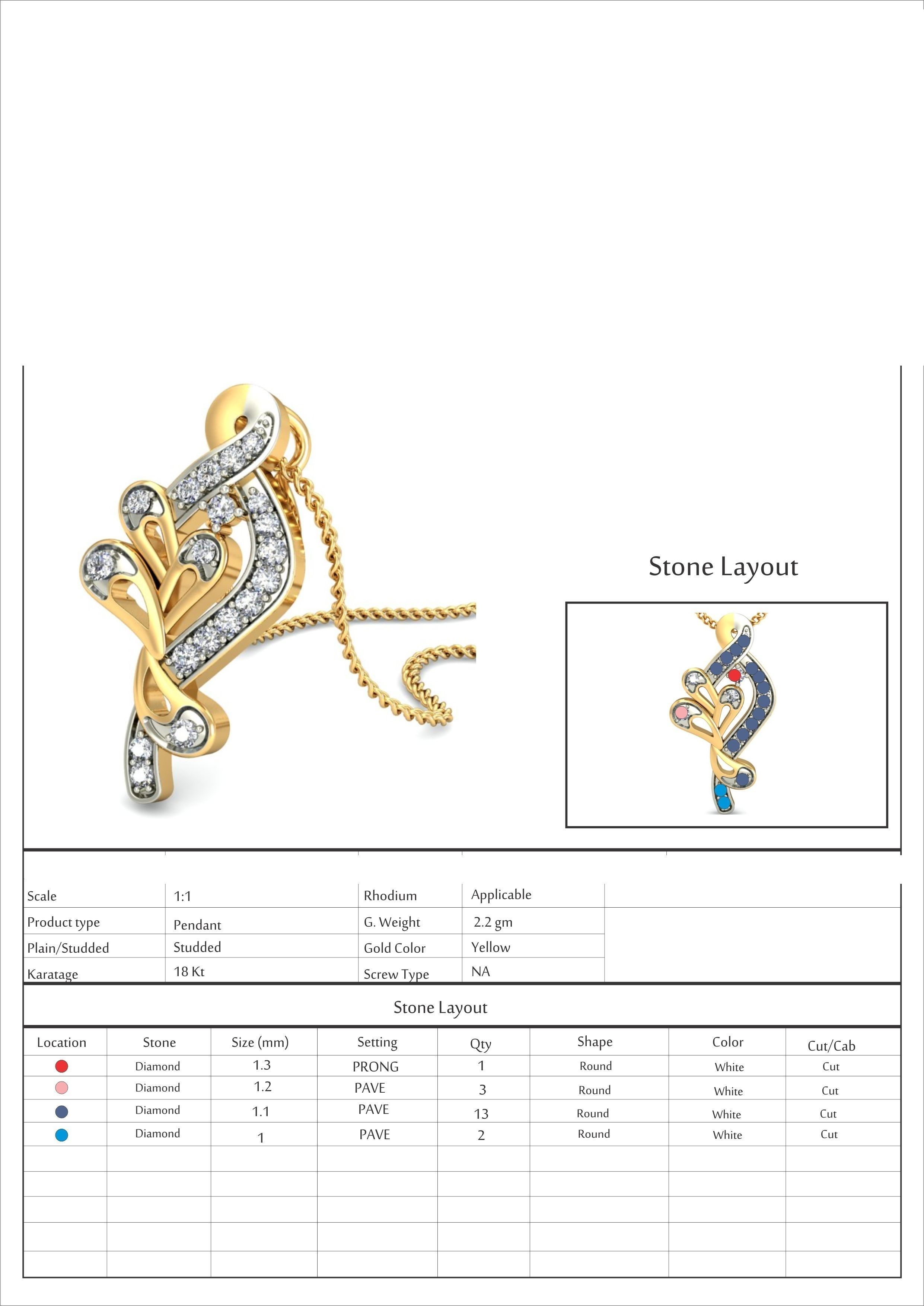 Pendant - 121 3D print model_10