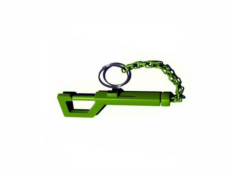 hook trigger keychain 3D print model_17