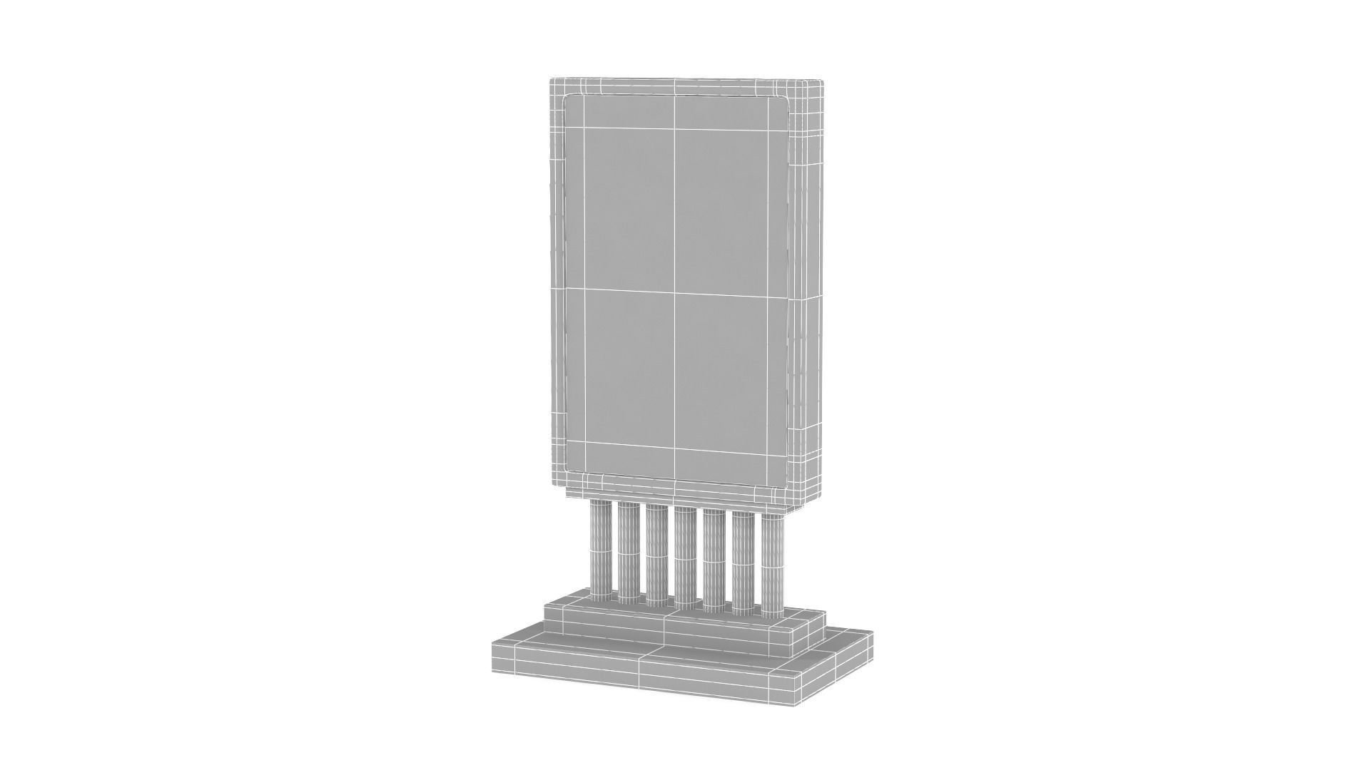 Electronic Kiosk 3D model_8
