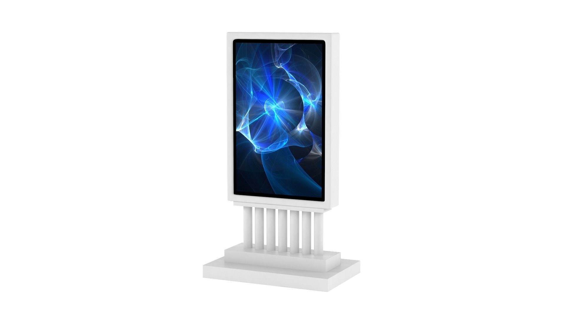 Electronic Kiosk 3D model_2