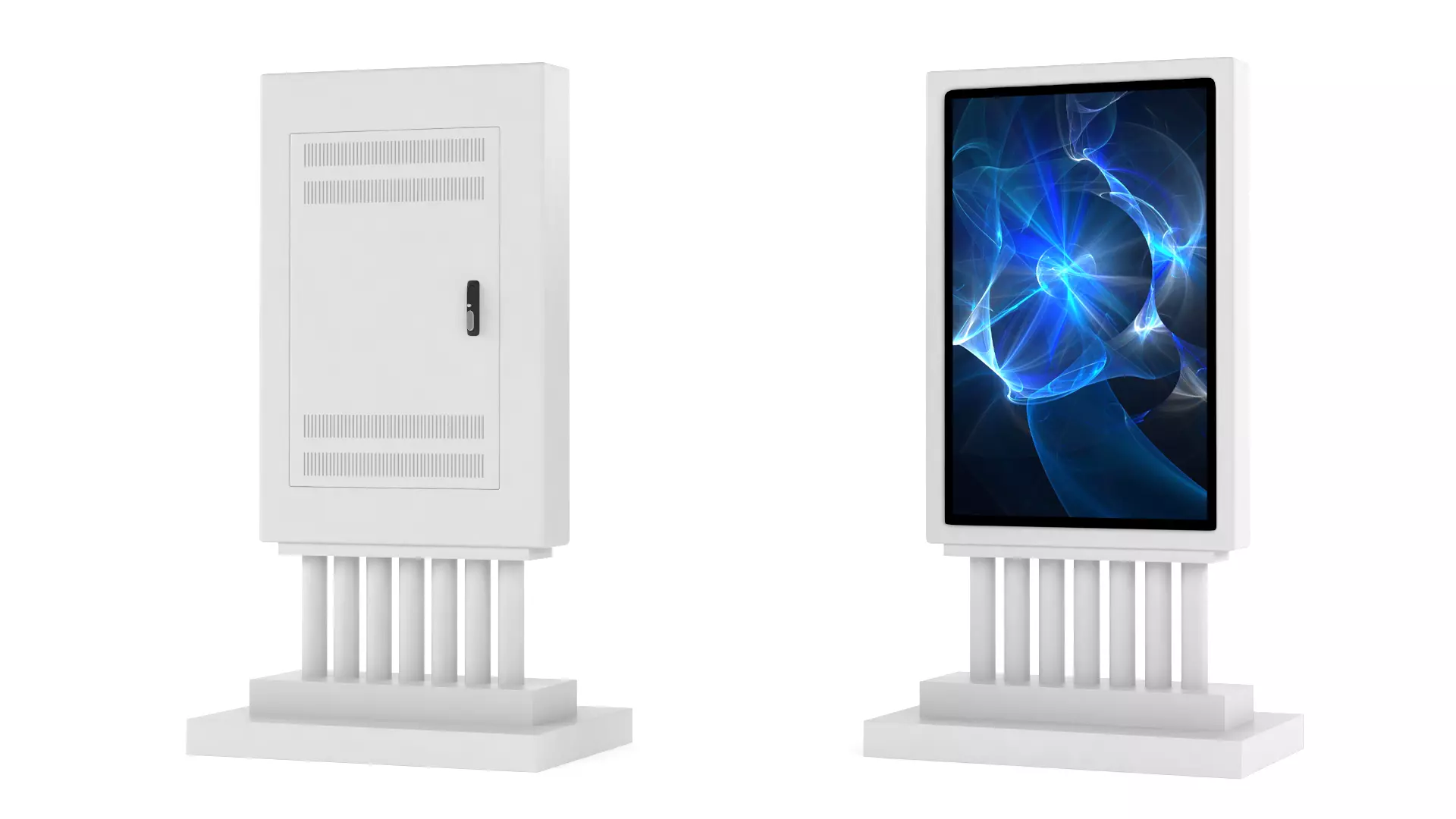 Electronic Kiosk 3D model_0