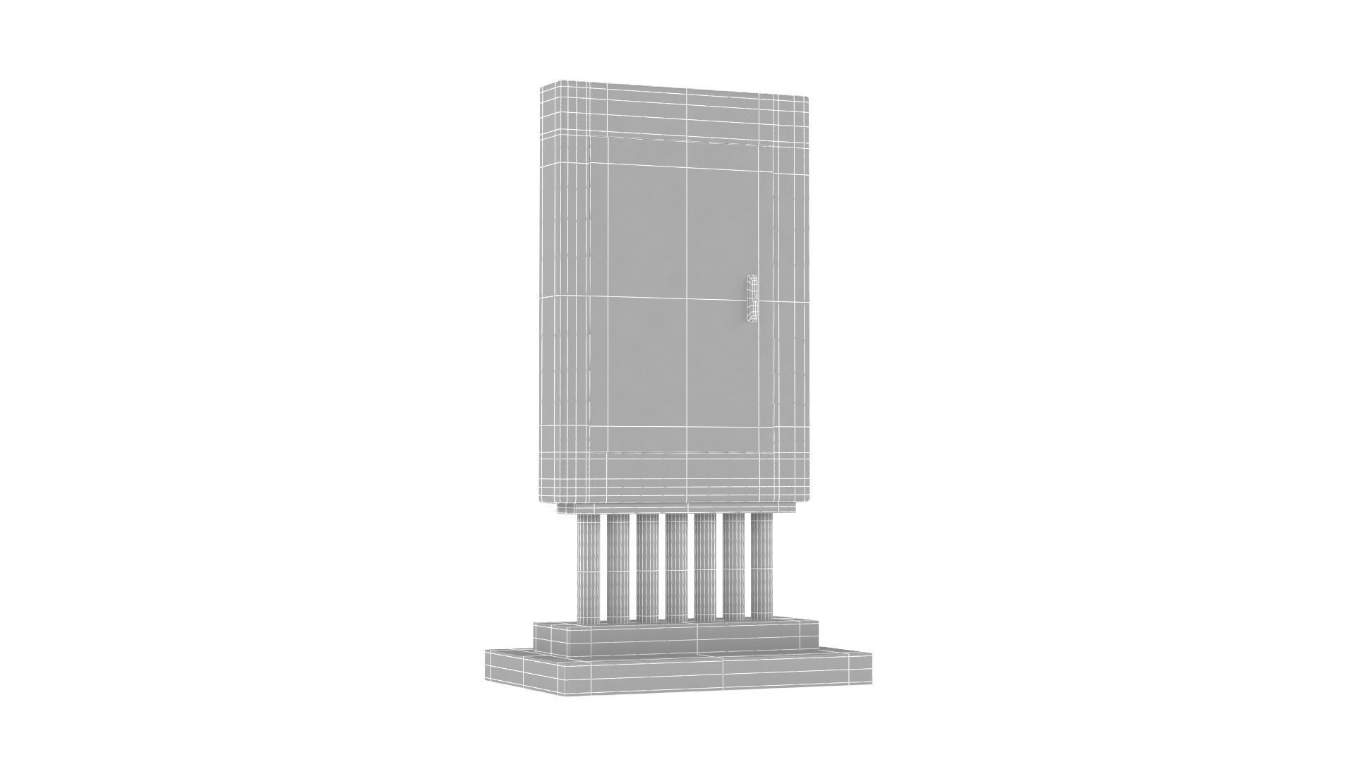 Electronic Kiosk 3D model_9