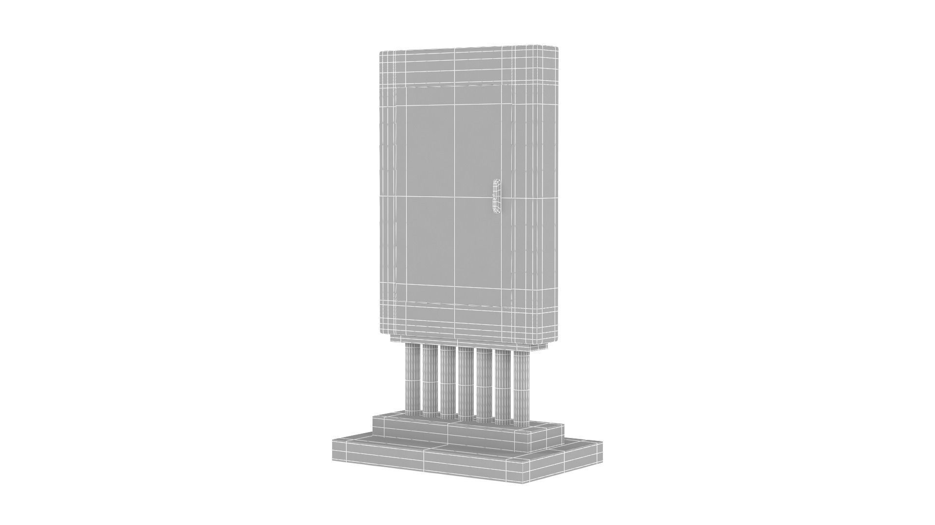 Electronic Kiosk 3D model_10