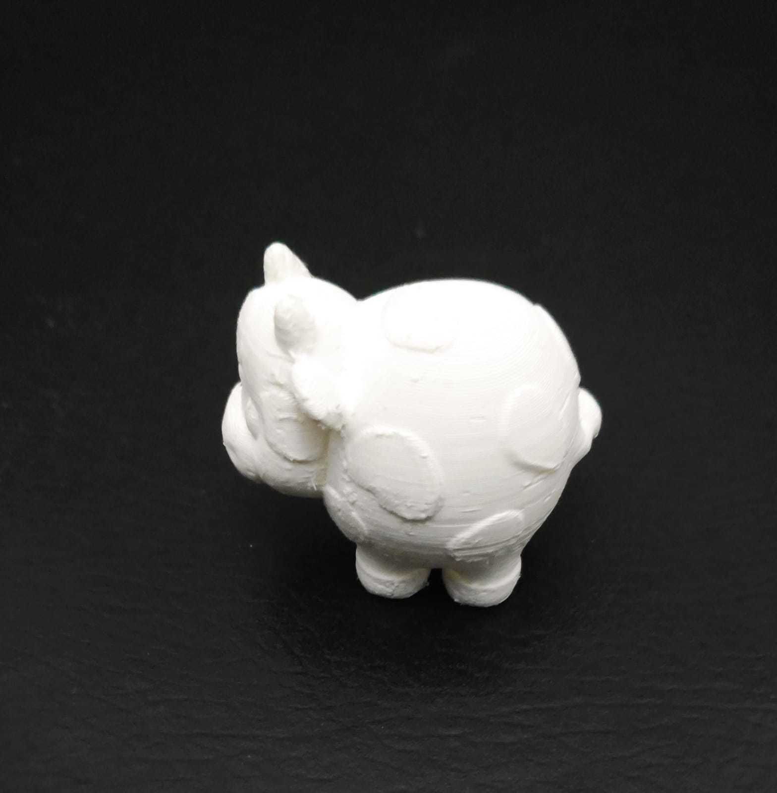 Cute Round Cow 3D print model_7