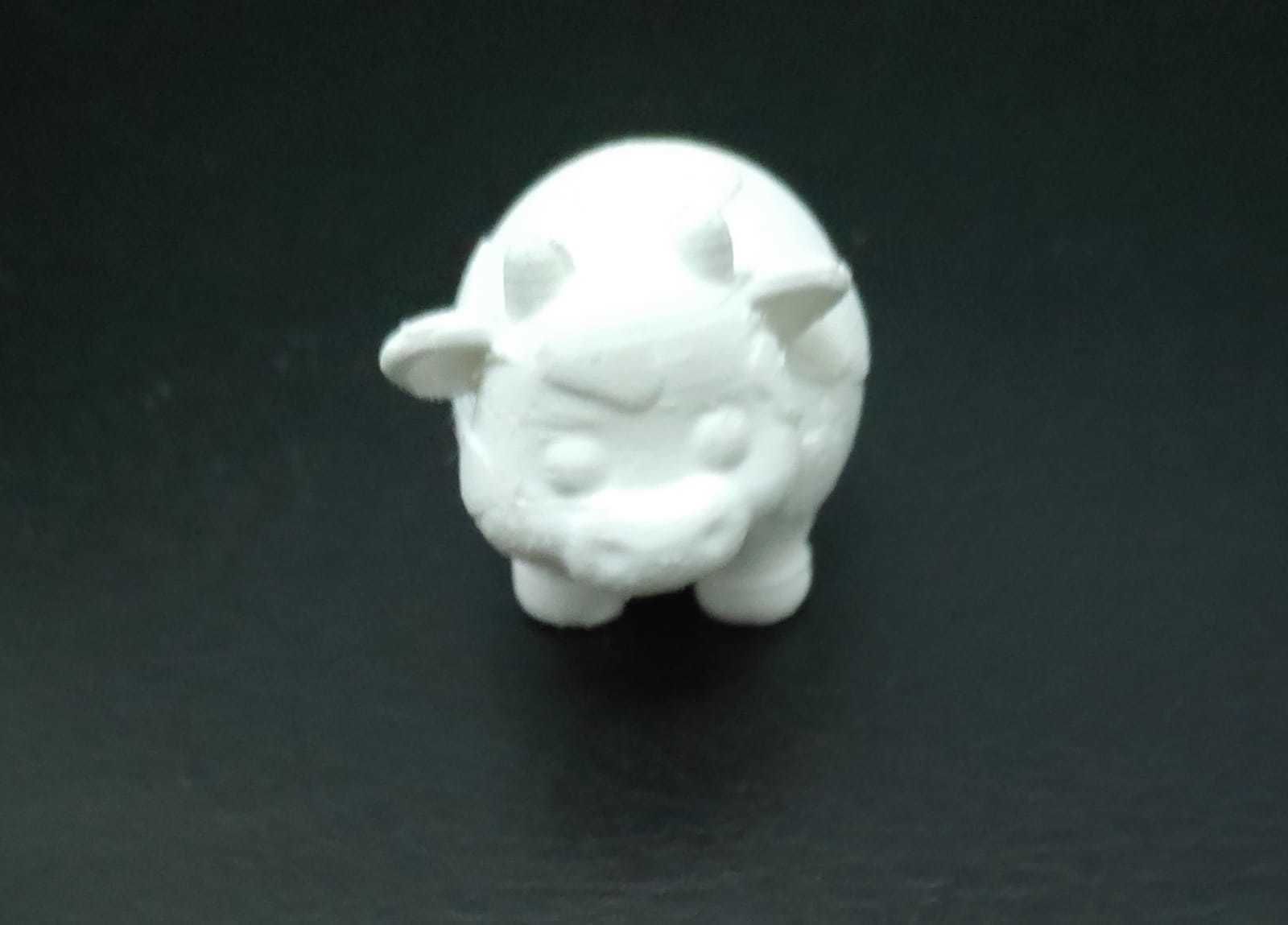 Cute Round Cow 3D print model_11