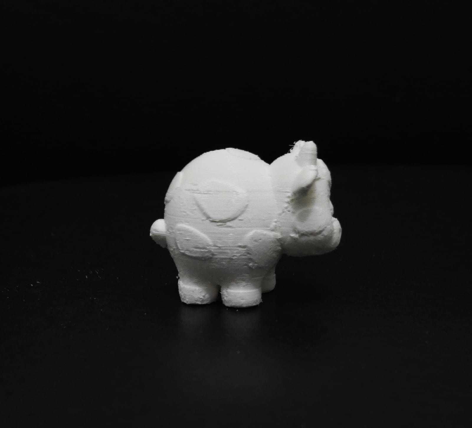 Cute Round Cow 3D print model_5