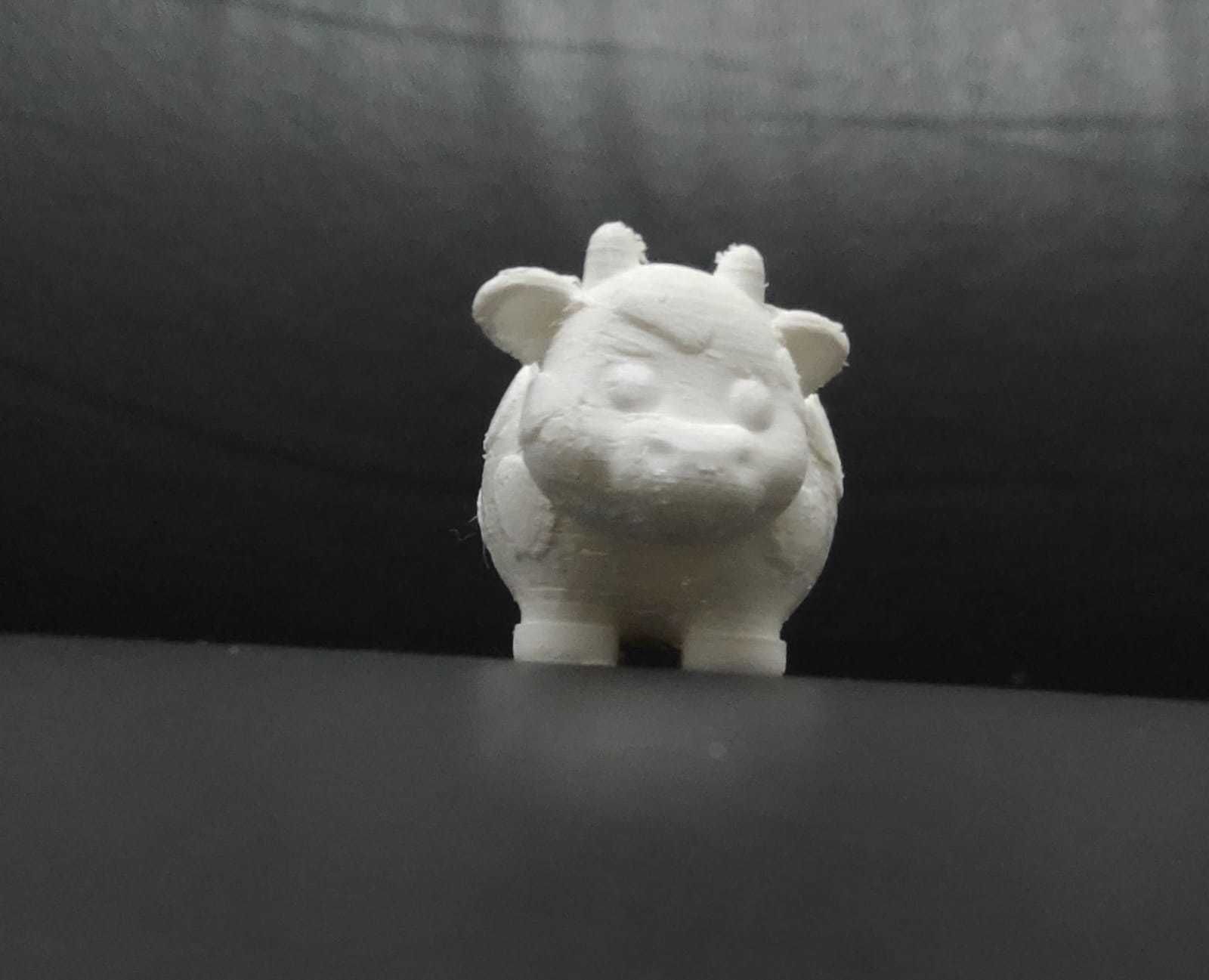 Cute Round Cow 3D print model_9