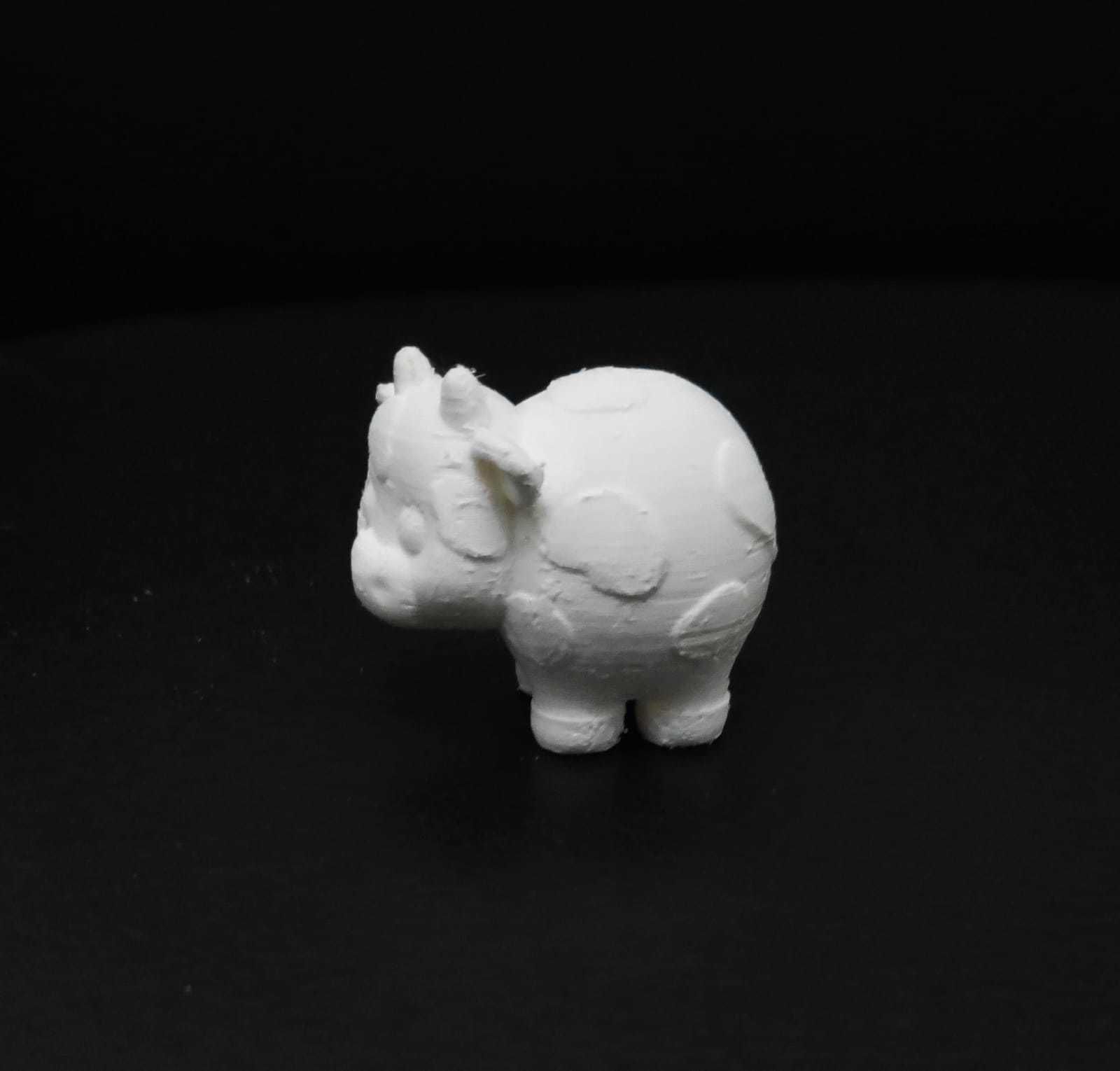 Cute Round Cow 3D print model_10