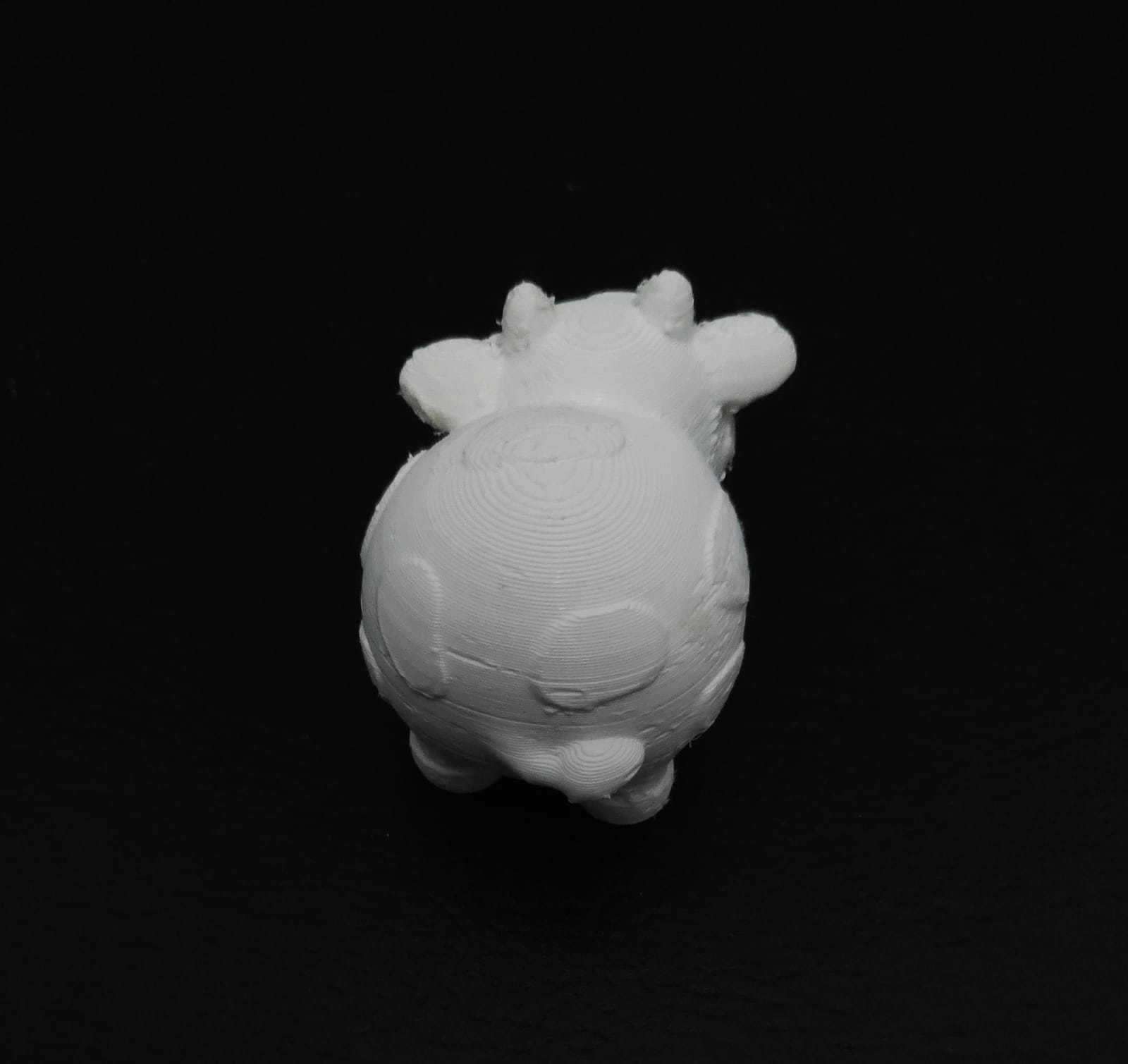Cute Round Cow 3D print model_14