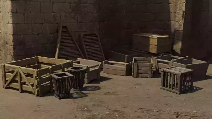 Mediveval crates megapack