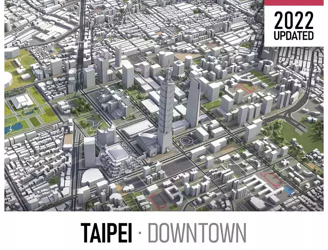 Taipei 3D model