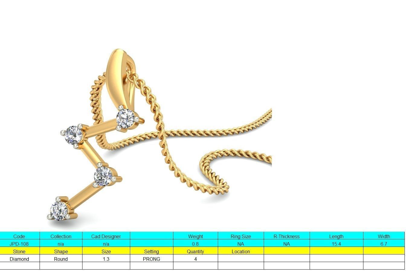 Pendant - 108 3D print model_6