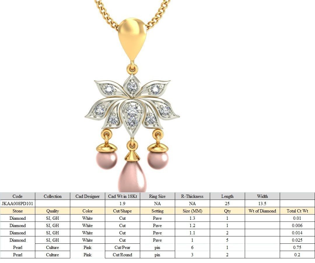 Pendant - 101 3D print model_3