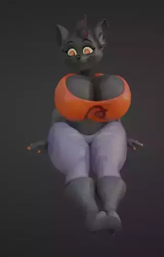 Night in the Woods - Adult Mae Low-poly 3D model
