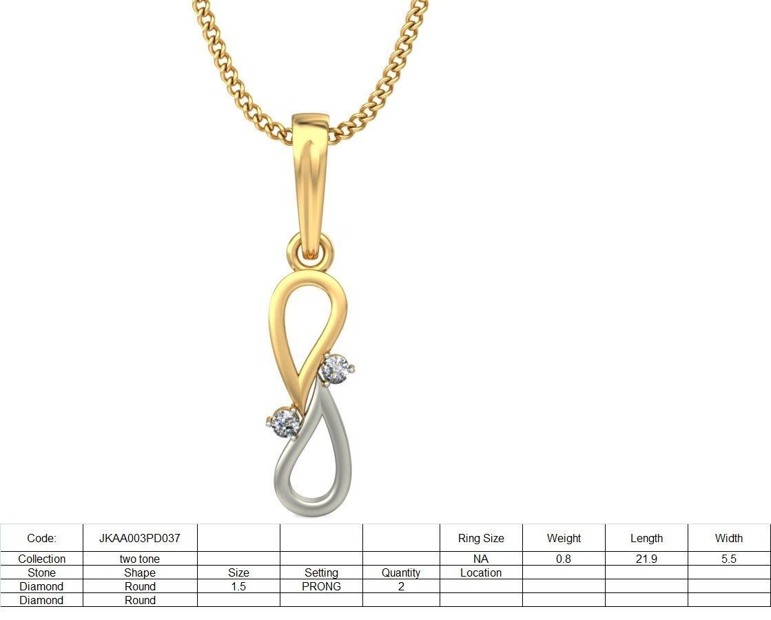 Pendant - 037 3D print model_3