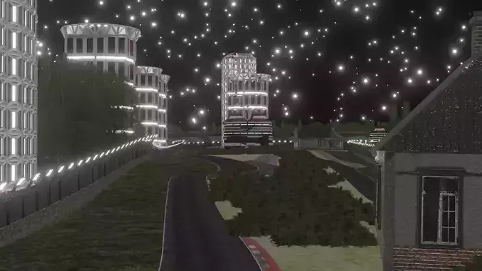 Racetrack For GameDev 3D model